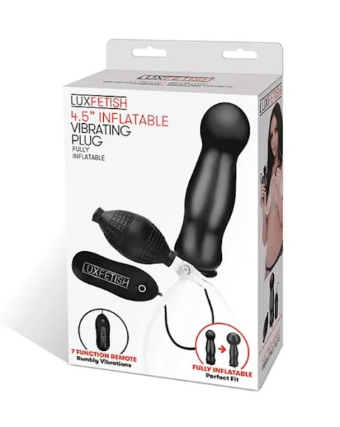 4.5" Inflatable Vibrating Plug