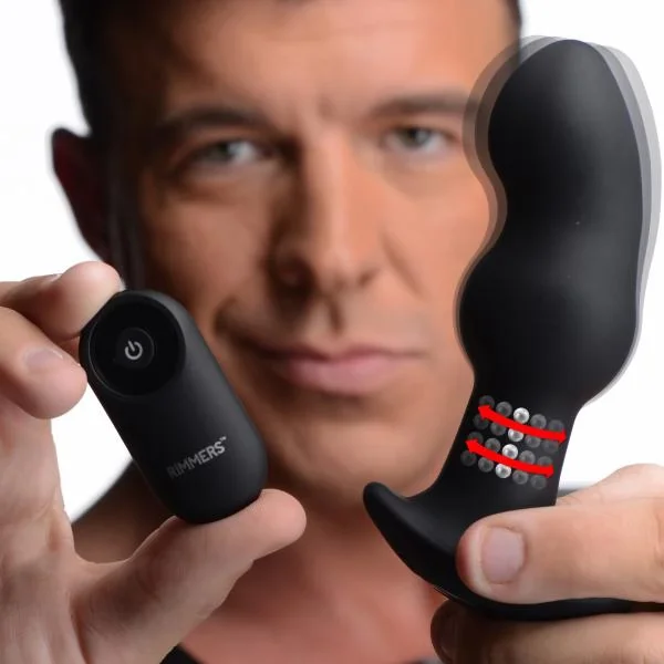 Gyro-I 10X Beaded Rimming Butt Plug With Remote Control — image 5 of 8