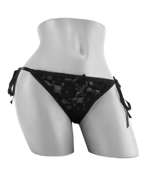 Remote Control 10 Function Little Black Panty - Thong