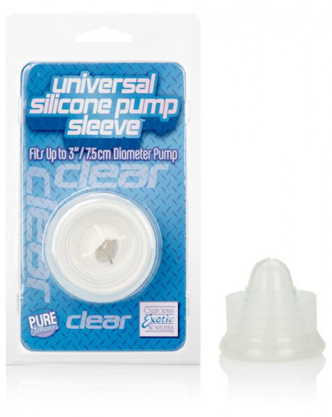 Universal Silicone Pump Sleeve Clear
