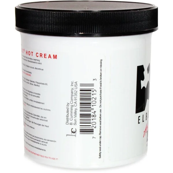 Elbow Grease Hot Cream - Oil-Based Lube | 15oz