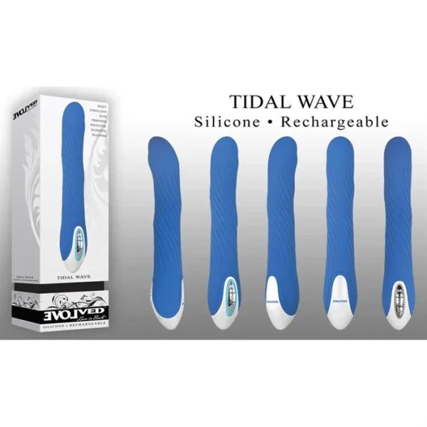 Evolved Tidal Wave Silicone Vibrator