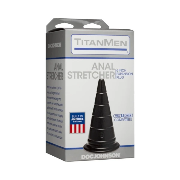 Titanmen Anal Stretcher 6 Inches Expansion Plug Black — image 8 of 10