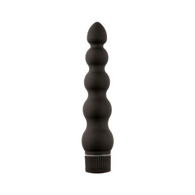 Black Magic 7 Inch Ribbed Vibrator