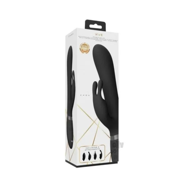 Vive Chou Rabbit Clitoral Stim Black