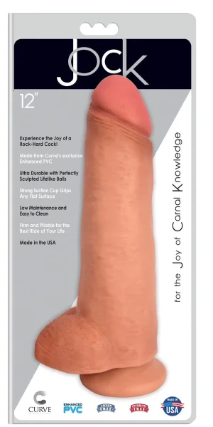 Jock 11" Dong With Balls - Vanilla