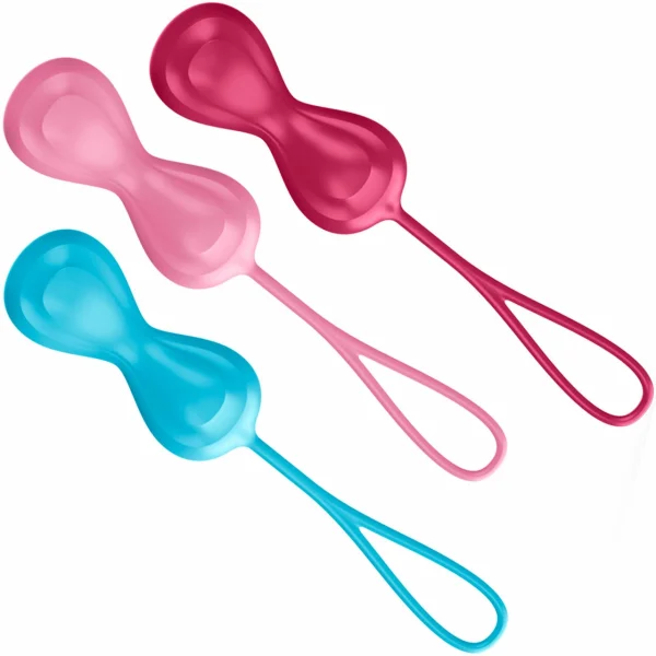 Satisfyer Set Of 3 Orgasm Balls With Moving Inner Balls