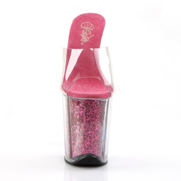 8 inches Heel, 4 inches PF Slide W/Glitter Filled Bottom — image 6 of 12