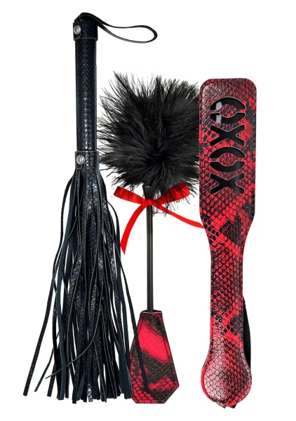 Lovers Kits Whip, Spank & Tickle Set