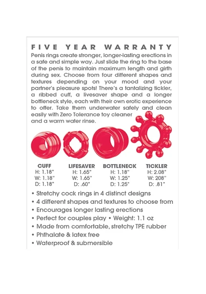 Ring the Alarm Cock Ring Set