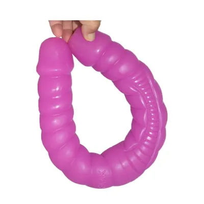 Ribbed Double Ended Dildo