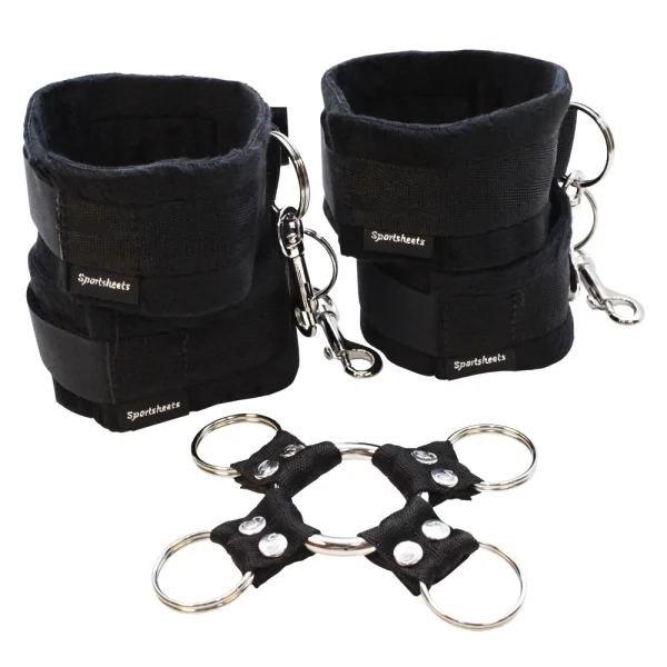 5 Piece Hog Tie And Cuff Set