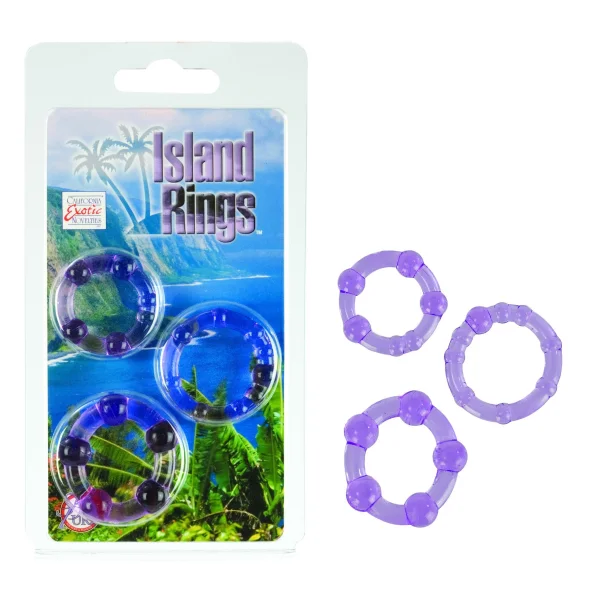 Silicone Island Rings (Lavender)