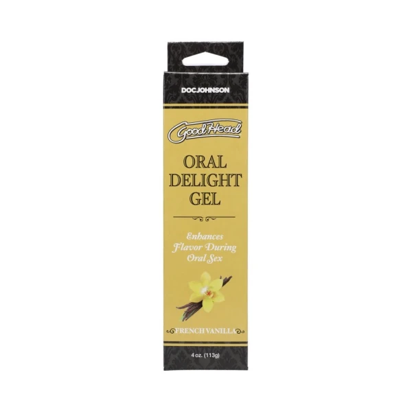 Goodhead Oral Delight Gel French Vanilla 4oz Tube