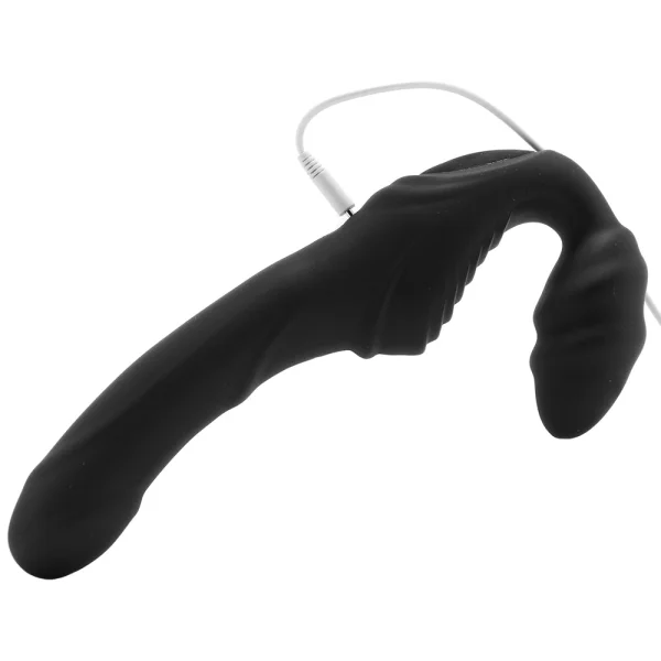 Pro Rider 9x Vibrating Silicone Strapless Strap-On Dildo w/ Remote Control