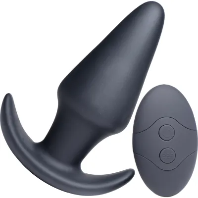 Thump It 7X Silicone Rechargeable Thumping Anal Plug With Remote Control Large