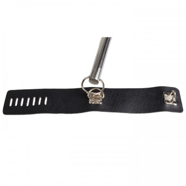 Bondara Spreader Bar With Faux Leather Padlocked Cuffs