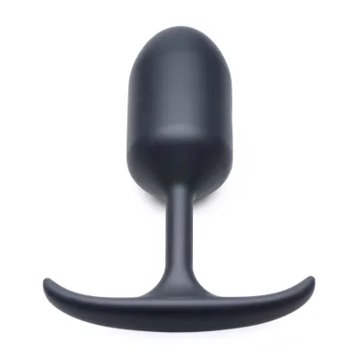 Premium Silicone Weighted Anal Plug Small