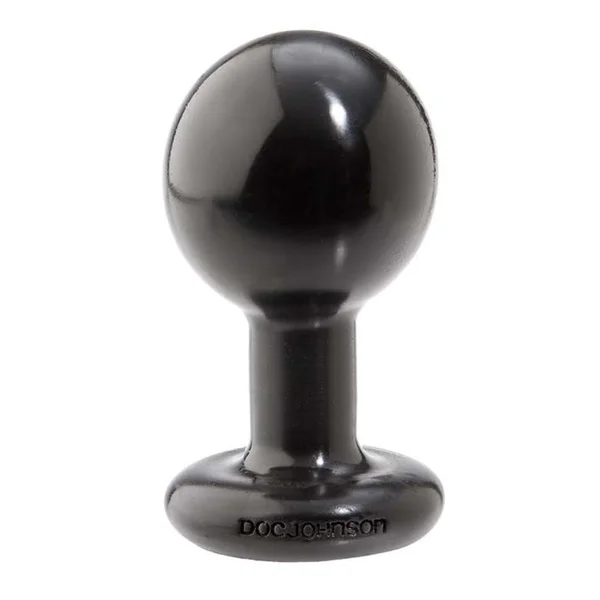 Round Butt Plug Medium Black — image 18 of 19