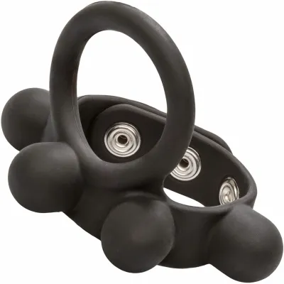 Silicone Large Weighted C Ring Ball Stretcher by CalExotics