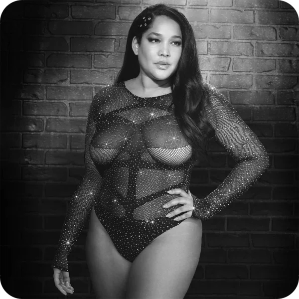 CalExotics Radiance Long Sleeve Body Suit