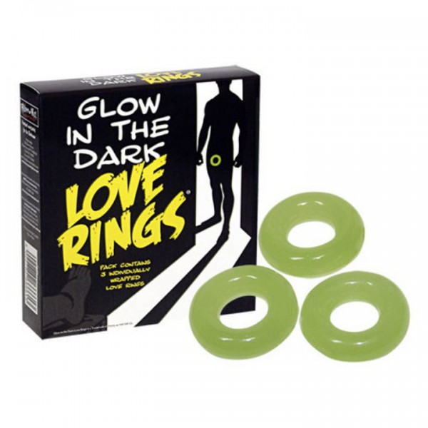 Glow In The Dark Cock Ring Set