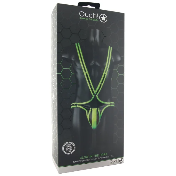 Ouch! Glow In The Dark Full Body Harness