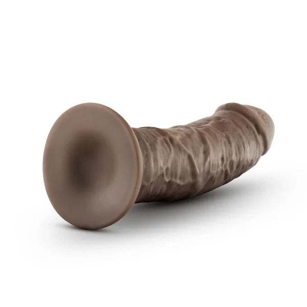 Dr. Skin Glide 8 Inch Self Lubricating Dildo -  - Chocolate