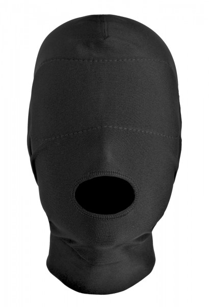 Open Mouth Hood + Blindfold