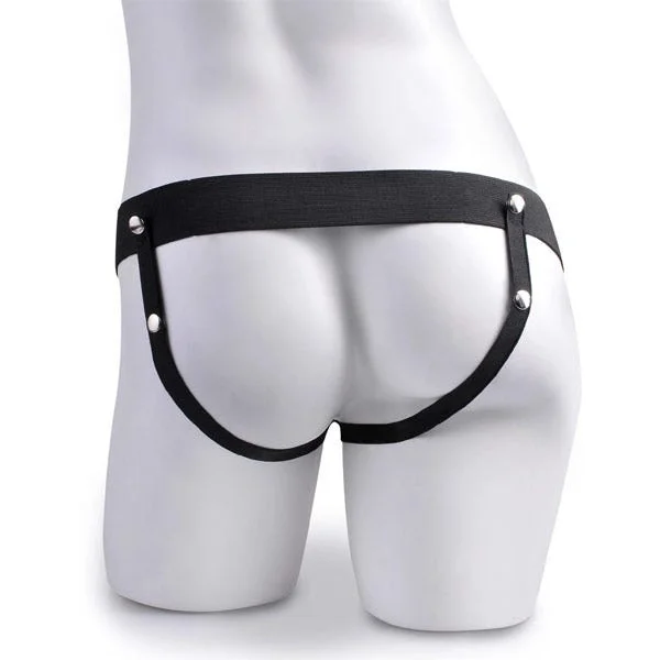 Fetish Fantasy 9-inch Hollow Squirting Strap-On with Balls