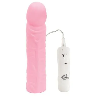 Softee 7 Function Dong 8 Inch Cotton Candy