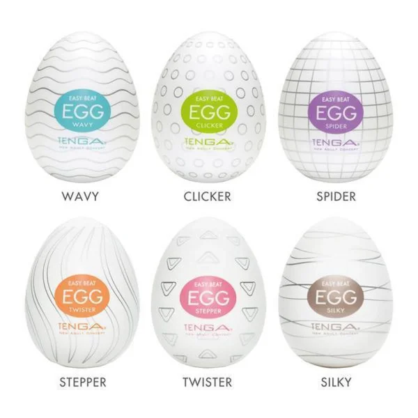 Tenga Egg Variety Pack Penis Masturbator Sleeves