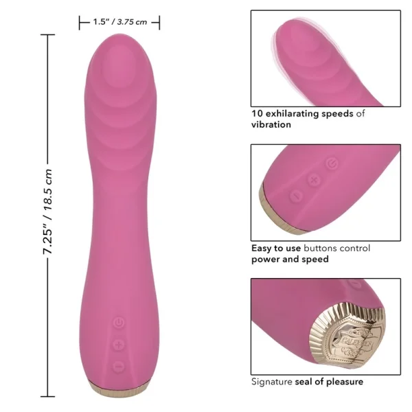 Uncorked Pinot Waterproof Rechargeable Silicone G-Spot Vibrator By CalExotics