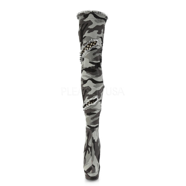 6 inches Heel, 1 3/4 inches PF Thigh High Boot, Side Zip — image 6 of 8
