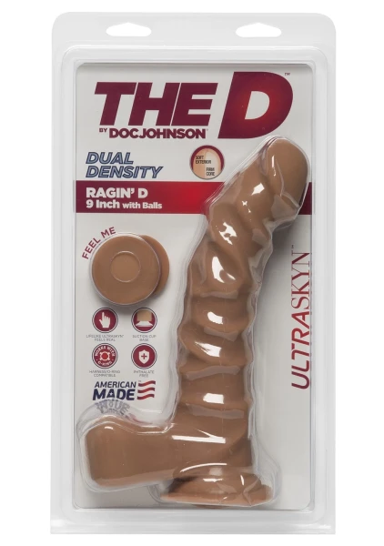 The D™ - Ragin' D - 9 Inch with Balls - ULTRASKYN™ — image 4 of 8
