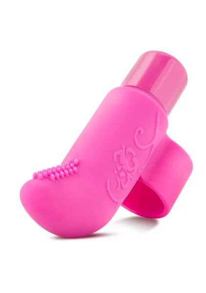 Blush Silicone Finger Vibe 7X Waterproof Blue