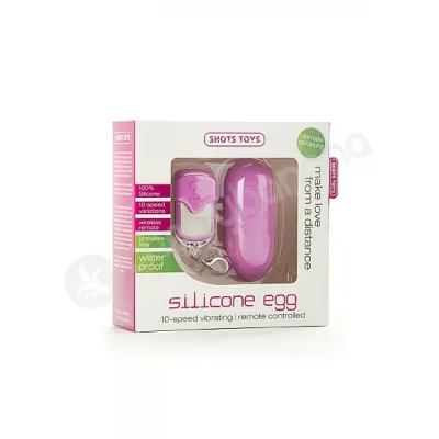 Shots Toys Pink Silicone Egg Vibrator