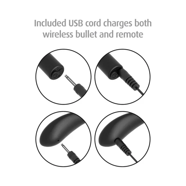 Anal Fantasy Remote Control Silicone Plug Black — image 18 of 19