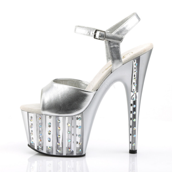 7 inches Heel, 2 3/4 inches RS Lined PF Ankle Strap Sandal — image 23 of 24