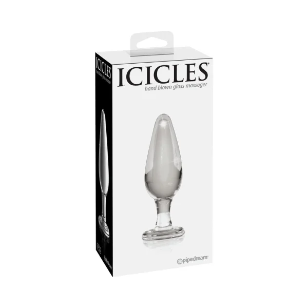 Icicles No 26 Glass Butt Plug Clear — image 9 of 12
