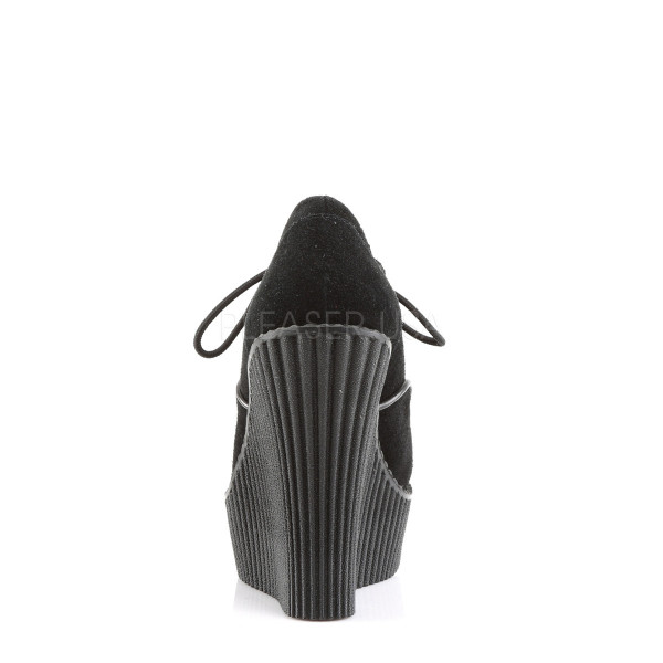 5 1/4 inches Wedge PF D-Ring Lace-Up Front Vegan Creeper — image 8 of 8