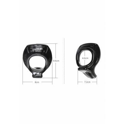 Armour Push Transparent Vibrating Cock Ring