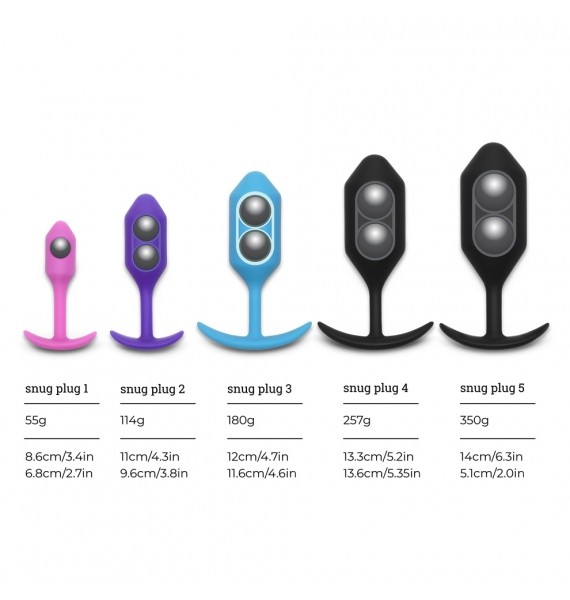 Snug Plug 4 Weighted Butt Plug