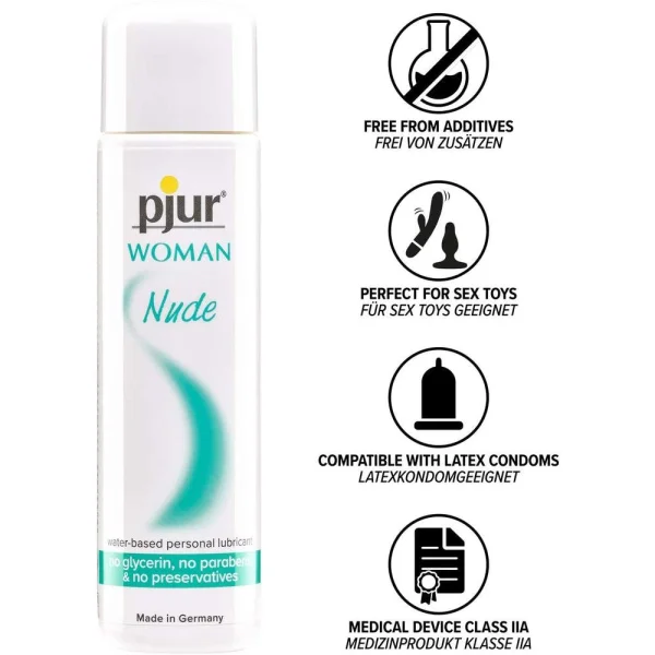 Pjur Woman Nude - Water-Based Lube | 100ml (3.4oz)