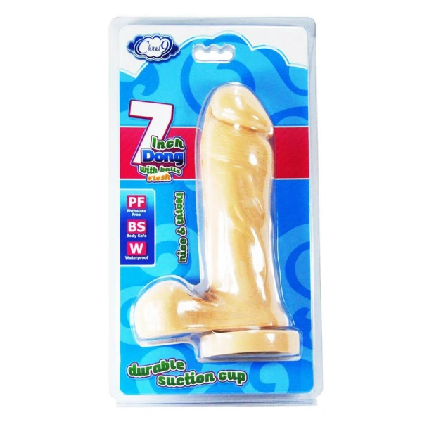 Cloud 9 - Delightful Dong-7 inch Thick with Balls Flesh