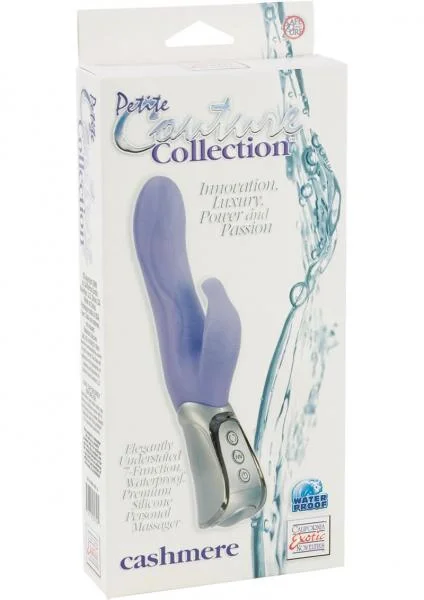 PETITE COUTURE COLLECTION CASHMERE 5.25 INCH 7 FUNCTION PERSONAL MASSAGER PURPLE