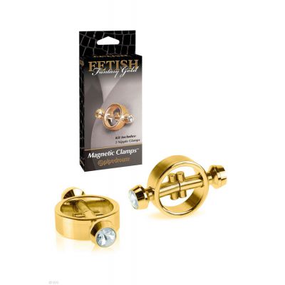 Pipedream Fetish Fantasy Gold Magnetic Clamps