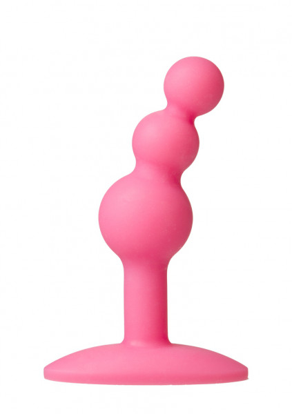 The Minis - Bubble - Pink - S - Glass Butt Plug