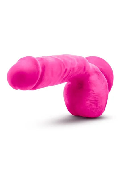 Au Naturel Bold Pound 8.5 Inch Sensa Feel Dual Density Dildo By Blush - Black