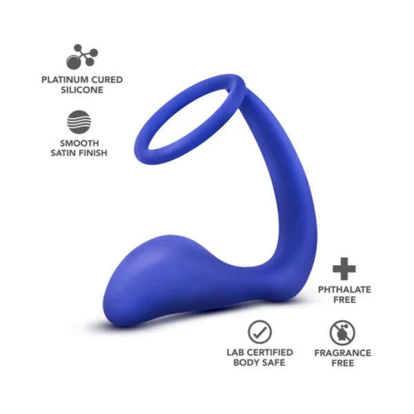 Performance - Cock Ring Plug - Indigo